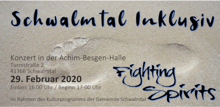 Konzert Schwalmtal inklusiv Anmeldung: http://www.fightingspirits.de/konzert/